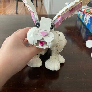 LEGO Bunny to Seal Creator 3 in  1 White Rabbit Animal Toy Building Set